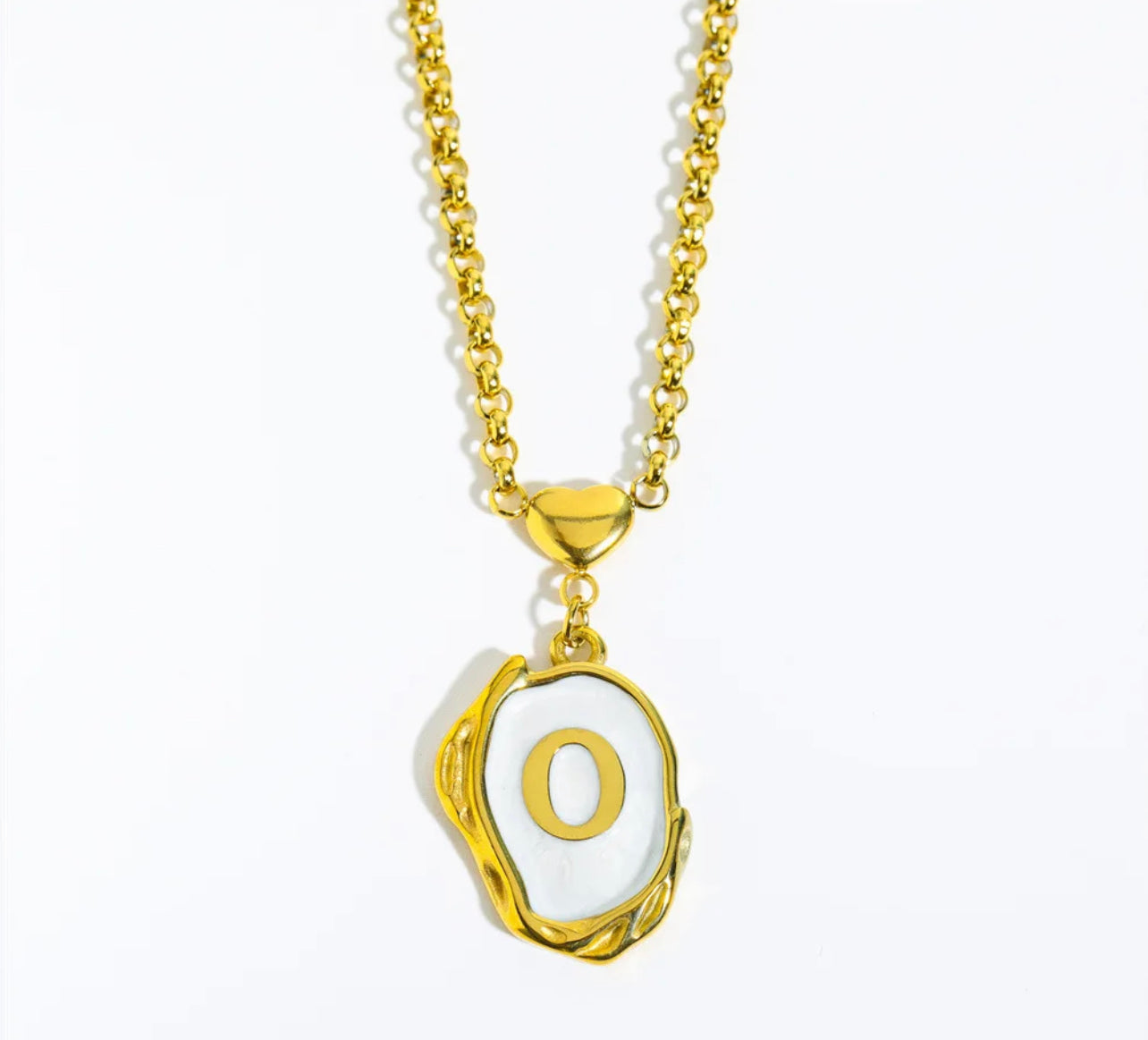 Pearl-Luxe Initial Necklace