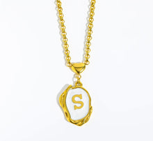 Load image into Gallery viewer, Pearl-Luxe Initial Necklace